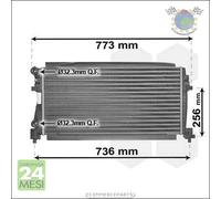 Radiatore acqua VanWezel per AUDI Q2 A3 SEAT ATECA SKODA OCTAVIA VW GOLF VII TO