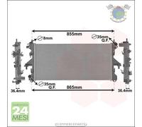 Radiatore acqua VanWezel per CITROEN JUMPER FIAT DUCATO PEUGEOT BOXER #1m