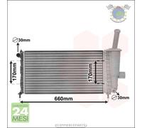 Radiatore acqua VanWezel per FIAT PUNTO #ps