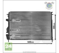 Radiatore acqua VanWezel per RENAULT SCENIC MEGANE #2j