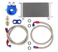 Radiatore Ad Olio 19 Riga An10 for Race Car Oil Cooler Filter Adapter Hose Kit