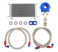 Radiatore Ad Olio 19 Riga An10 for Race Car Oil Cooler Filter Adapter Hose Kit