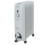 RADIATORE AD OLIO 9 ELEMENTI 1000/2000W STUFA TERMOSIFONE CON RUOTE RA2809 DCG