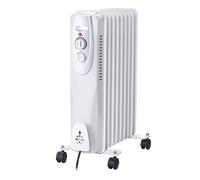 Radiatore ad olio, 9 elementi, 2000W. Bianco