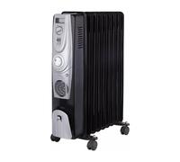 Radiatore ad Olio 9 Elementi Turbo con Ventola e Timer