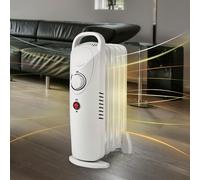 Radiatore ad Olio Riscaldamento Rapido Elettrico Portatile da Campeggio 500 Watt [EEK: 500 W]