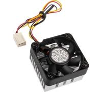 Radiatore AK-210-BK: alluminio goffrato 12VDC 9,2m³/h H: 23,5mm W: 40mm Akasa