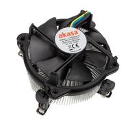 Radiatore AK-955A-BV2: alluminio goffrato 12VDC, rame 69,5 m³/h H: 62,4 mm Akasa