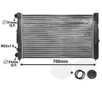 Radiatore Alette di raffreddamento montate meccanicamente 03002123 VAN WEZEL