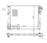 Radiatore Alette di raffreddamento montate meccanicamente 037-017-0089 ABAKUS