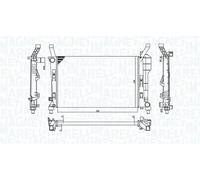 Radiatore, raffreddamento motore MAGNETI MARELLI 350213126200