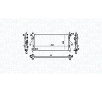 MAGNETI MARELLI 350213126900 Radiatore motore