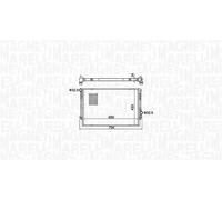 Radiatore Alette di raffreddamento montate meccanicamente 350213156200 per AUDI