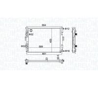 Radiatore Alette di raffreddamento montate meccanicamente 350213160600