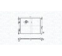 MAGNETI MARELLI 350213179500 Radiatore motore