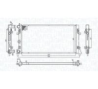 MAGNETI MARELLI 350213182300 Radiatore motore