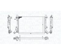MAGNETI MARELLI 350213189400 Radiatore motore