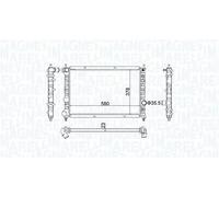 Radiatore, raffreddamento motore MAGNETI MARELLI 350213192100