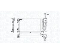 MAGNETI MARELLI 350213194200 Radiatore, Raffreddamento motore per FIAT