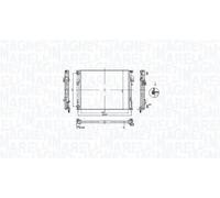 MAGNETI MARELLI 350213212900 Radiatore motore