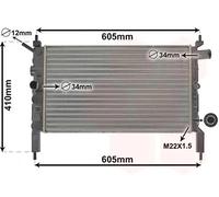 Radiatore Alette di raffreddamento montate meccanicamente 37002023 VAN WEZEL