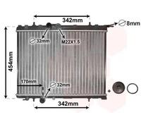 Radiatore Alette di raffreddamento montate meccanicamente 40002189 VAN WEZEL