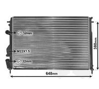 VAN WEZEL 43002241 Radiatore motore