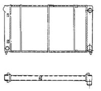 NRF 503003 Radiatore motore