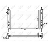 NRF 509528A Radiatore motore