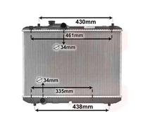 VAN WEZEL 52002083 Radiatore motore