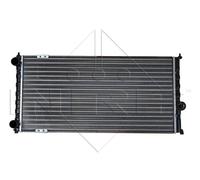 Radiatore Alette di raffreddamento montate meccanicamente 54687 NRF per SEAT VW