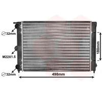Radiatore Alette di raffreddamento montate meccanicamente 58002039 VAN WEZEL