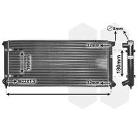 VAN WEZEL 58002041 Radiatore motore