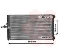 VAN WEZEL 58002099 Radiatore motore