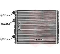 Radiatore Alette di raffreddamento montate meccanicamente 58002129 VAN WEZEL