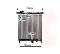 Radiatore Alette di raffreddamento montate meccanicamente 58002325 VAN WEZEL