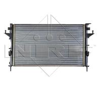 Radiatore Alette di raffreddamento montate meccanicamente 58319 NRF per RENAULT