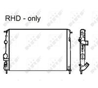 Radiatore Alette di raffreddamento montate meccanicamente 58326 NRF per RENAULT