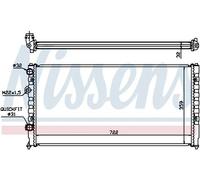 NISSENS 65252 Radiatore motore