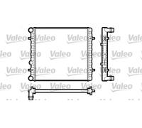VALEO 731606 Radiatore, Raffreddamento motore per AUDI,SEAT,SKODA,VW,VW (FAW)
