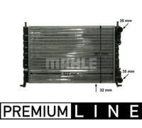Radiatore Alette di raffreddamento montate meccanicamente CR 130 000P MAHLE