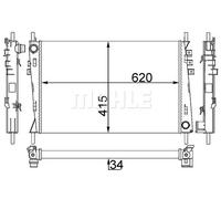 MAHLE CR 1348 000S Radiatore motore