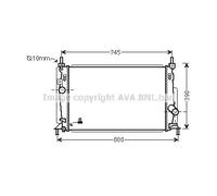 Radiatore Alette di raffreddamento montate meccanicamente MZ2237 per MAZDA 3