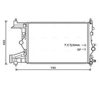 Ava Rad. Opel Astra J 1.4/1.6 09- Ola2484