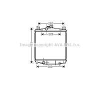 Radiatore Alette di raffreddamento montate meccanicamente SZ2059 per SUZUKI