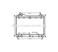 PRASCO SZ2100 Radiatore motore