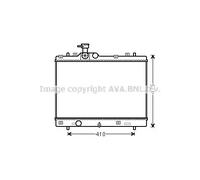 Radiatore Alette di raffreddamento montate meccanicamente SZ2137 per SUZUKI