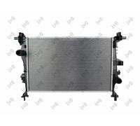 Radiatore Alette di raffreddamento saldate 016-017-0076 ABAKUS per FIAT JEEP