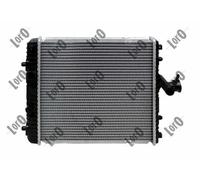 Radiatore Alette di raffreddamento saldate 037-017-0094-B ABAKUS per SUZUKI OPEL