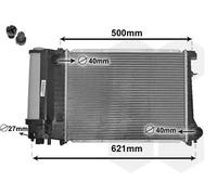 Van Wezel Radiatore acqua 06002135 alette saldate per BMW 3 E36/E30 318i 320i 325i 328i 316i